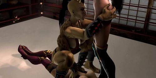 Sheeva Cowgirl Double Penetration Screw And Suck 3D Anim Sound