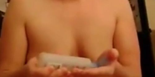 Hand Job from MILF with Long Nipples (amateur )