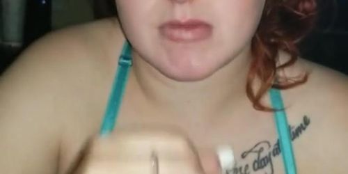 Wifey blow job compilation with huge cumshot ending