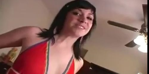 Red hot model striptease fucks - video 1