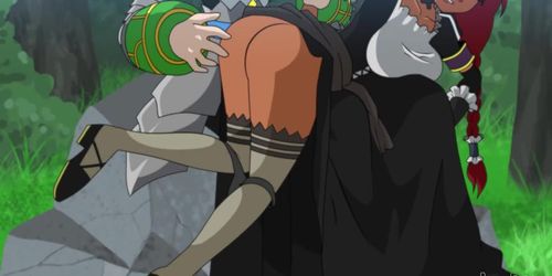maids spanking scene hentai (overlord lupustegina and yuri alpha)