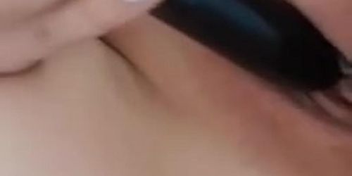 New dildo first time mastrubate my wet clit
