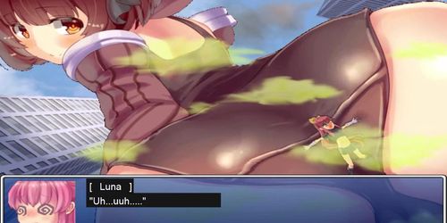 WDF Attack on Giantess - Giant Butt Crush and Farting (traduction de zoozonic) (Anime Girl)