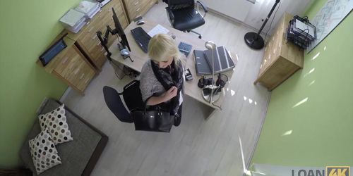 LOAN4K. Agent bangs tight teen pussy then he approves girls loan