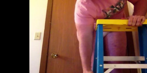 Nerd gets hanging wedgie