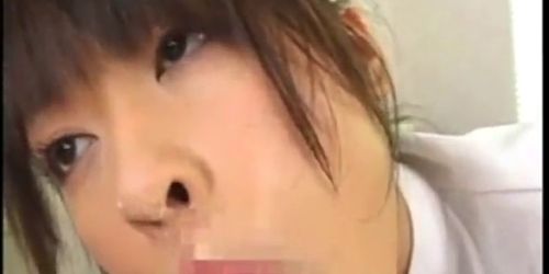 Kinky japanese bukkake cum play - video 1