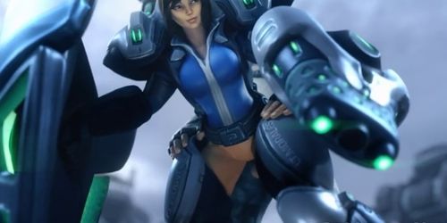 Starcraft futanari and Overwatch sex collection