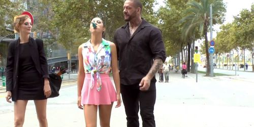 Hot ass slave gangbangs in public (Carolina Abril)