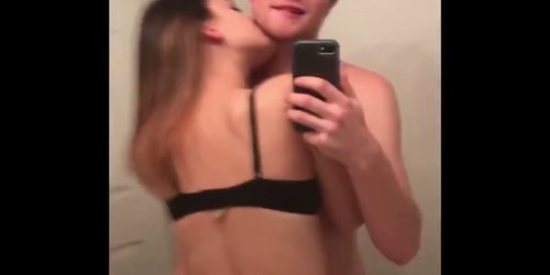 Homemade teen blowjob in the bath