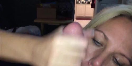 Blonde Cougar Goes Crazy Over College Cock