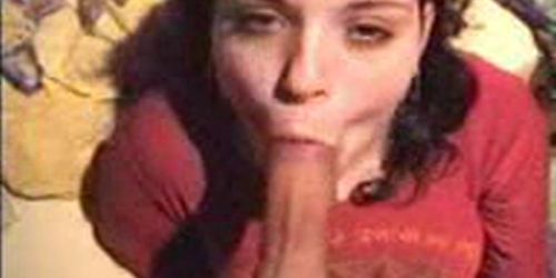 Ex girlfriend swallowing cum