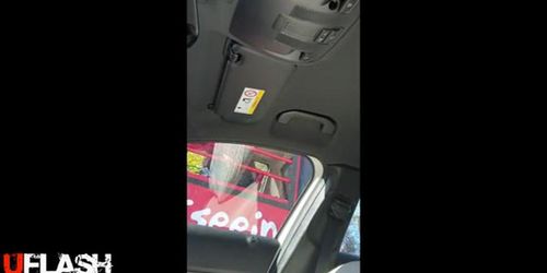 Flashing Girls at Bus