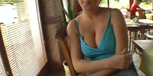 Outdoor snowy blowjob - video 1