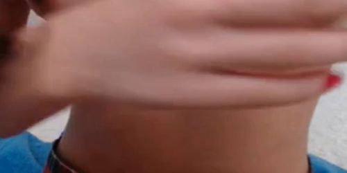 Naughty latin school girl on webcam (La Tina)