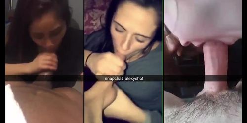 Sexy chicks from snapchat at homemade videos collection