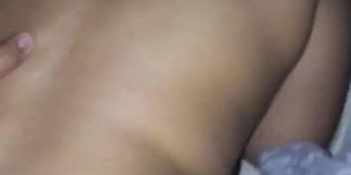 Young Curly haired teen takes cock