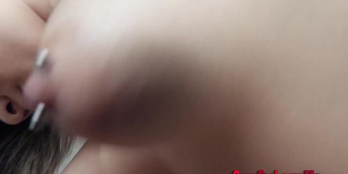 Small teen stepsis sucks big cock in pov