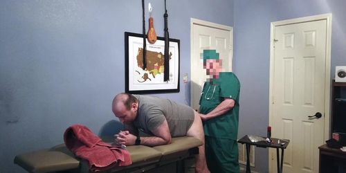 Sir G gives me a medical exam, electro, and fucks me. (Fetish Fatale)