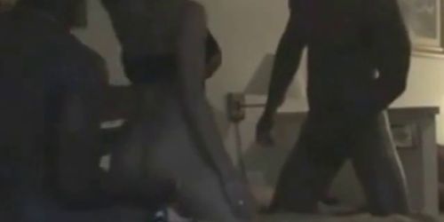 Sex at a Party Asian Girl Fucked by Black Men - video 1