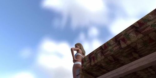 Giantess Pool Spy