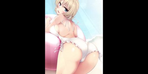 Darjeeling Girls Und Panzer fap to the beat challenge (harder)