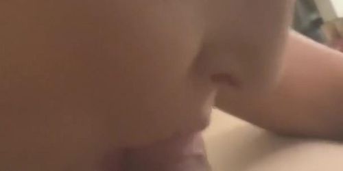 deep throat cum in mouth