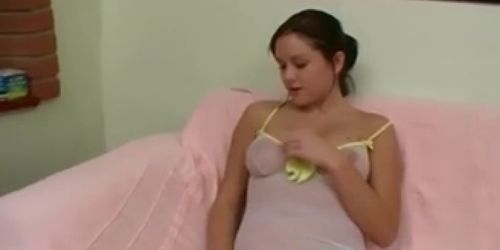 British teen Jessica talks dirty to you - video 1