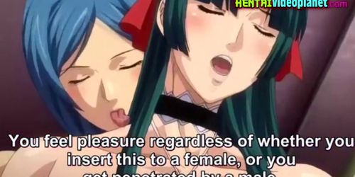 Hentai Threesome With Hermaphrodite