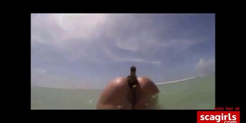 REAL Bottlediving near public beach