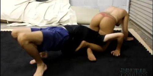 HOT  mixed wrestling femdom 2