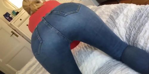 Ass in jeans