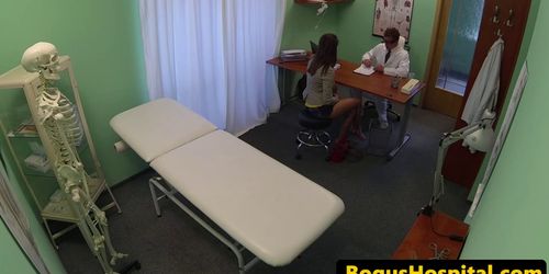 European nurse assfucked by her doctor