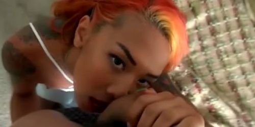 Redheaded Asian Ex Girlfriend Kimberly Chi Sucking Dick Point Of View