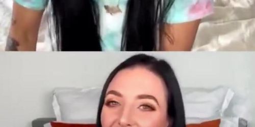 AsaAkira & AngelaWhite live (Asa Akira )