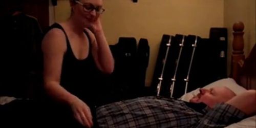 32yo British Ex-GF - quickie BJ and swallow - video 1