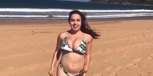 Busty Teen Bouncing Huge Tits In Slow Motion  32H Cup (32Gg)