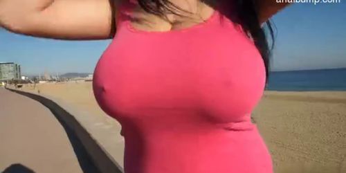 Sweet big tits in lovely fun screw