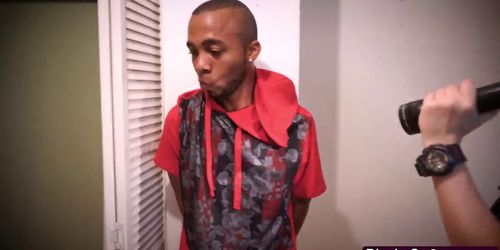 Cops take in custody robbery suspect until he fucks both