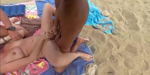 fucked by voyeur at beach