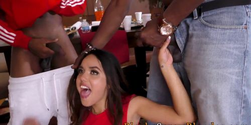 Latin teen ir gangbanged