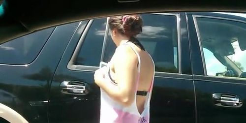 Teen Ass Flash Upskirt