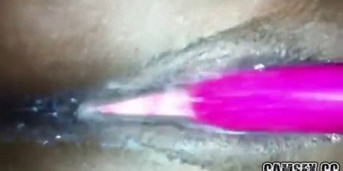 Sexy pussy getting fucked hard close up webcam