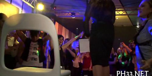 Group sex wild patty at night club - video 74