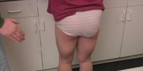 Spanking Her Sweet BBW Ass And Playing With Her Flesh