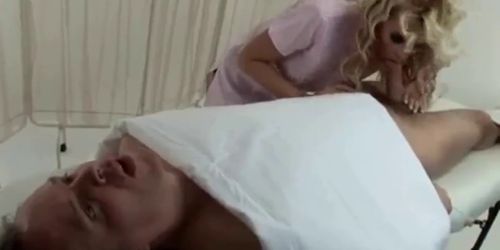 Stunning Blonde Nurse Loves Anal