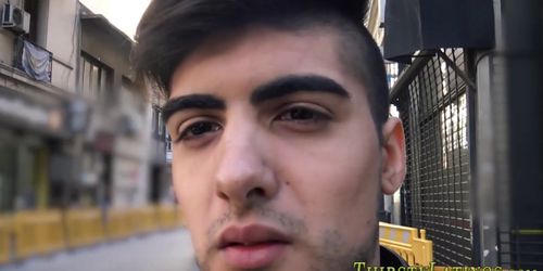 Bareback riding latino gets paid to gobble