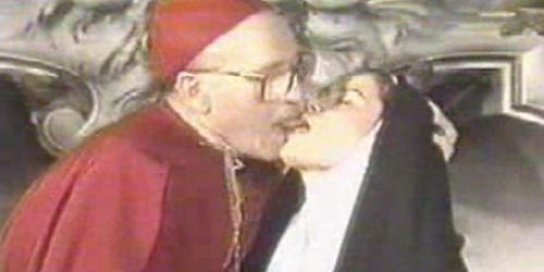 Retro Oral Creampie with Nun