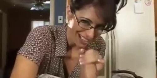 MILF fucks her tutor (Hope Harper)