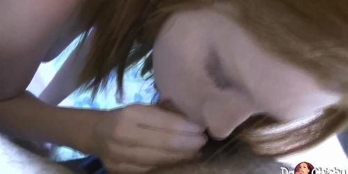 Redhead girl sucks dick (Beauty Dior)