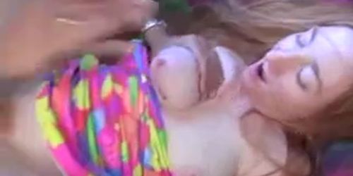 Original Redhead - hair and pussy  - lot of cum